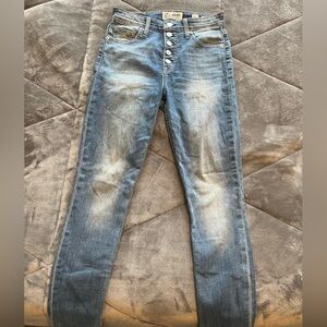 Lucky Brand Blue Button-Fly Jeans